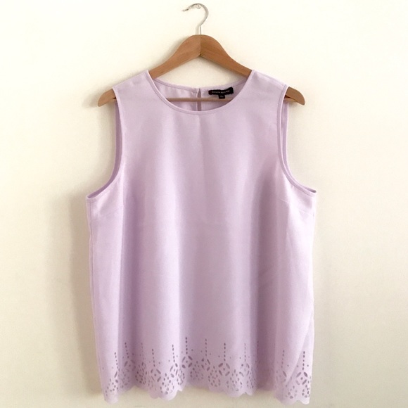 Banana Republic | Lilac sleeveless blouse | XL - Picture 1 of 5